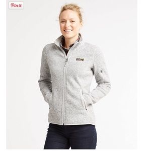 Llbean Sweater Fleece Jacket
